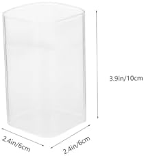 Cylindrical Glass Candle Shade Windproof Cover for Home Decor