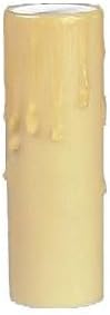 BP Lamp 6 Inch Gold Beeswax Candle Cover