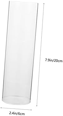 4pcs Taper Candles Glass Lampshade Cover for Modern Decor