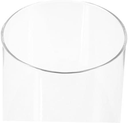 VOSAREA 2pcs Glass Candle Holder Covers for Wedding Decor