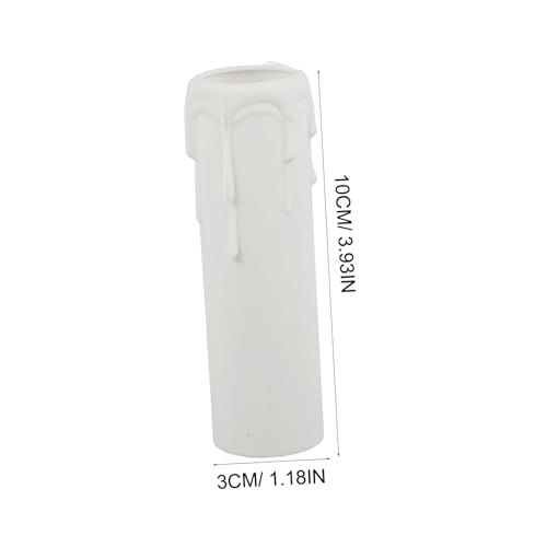 12pcs Chandelier Socket Covers with Wax Drop Effect