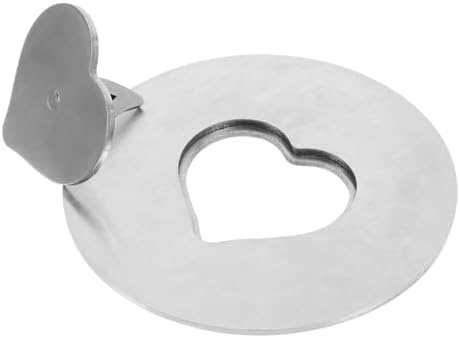 Vaguelly 1pc Stainless Steel Candle Jar Lid Cover Topper Shade Sleeve
