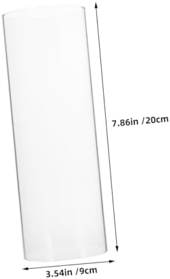 Zerodeko Glass Candle Lampshade Votive Holder Windproof Cover
