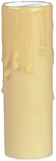 BP Lamp 6 Inch Gold Beeswax Candle Cover