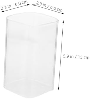 Clear Candle Holder Sleeve for Desktop Decorations