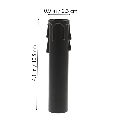 HOMSFOU 24pcs Tall Candle Socket Covers for Home Decor