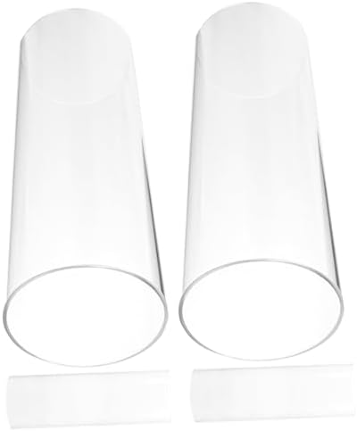 4pcs Hurricane Candle Holder Sleeve Glass Covers Simple Design for Bulk Purchase
