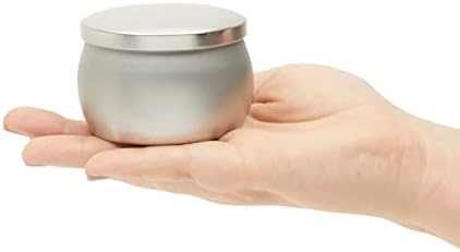 Bright Creations 24-Pack Candle Tins with Lids - 4 oz Silver