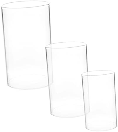 3pcs Boho Style Glass Candle Holders for Christmas Decor