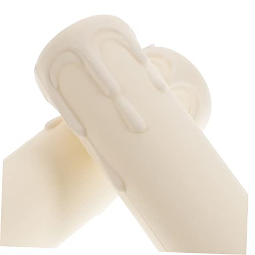 20pcs Lightweight Candle Sleeves with Tear Pattern for Chandeliers