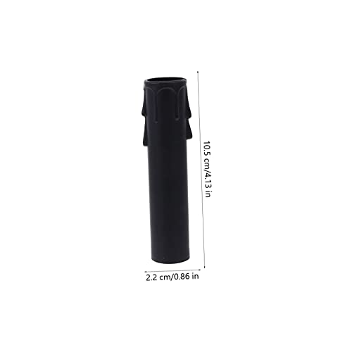 Gadpiparty Teardrop Candle Sleeves 20pcs for E12 Candelabra