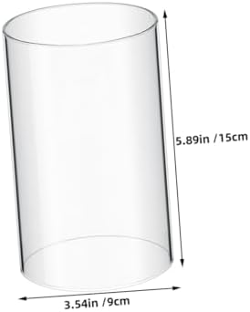 PRETYZOOM Hurricane Glass Cylinder Candle Holder for Pillar Candles