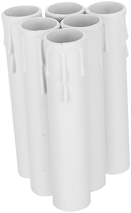 Happyyami 20pcs White Votive Candles with Candle Holders