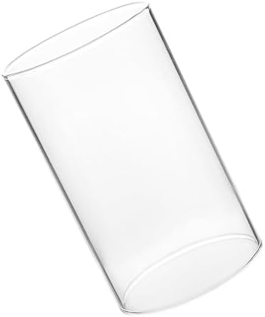 VALICLUD Clear Glass Candle Holder Sleeve for Home Decor