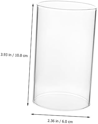 Glass Candle Holder Sleeve for Home and Desktop Decoration