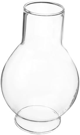 Glass Candle Holder Sleeve for Taper Candles Windproof Design
