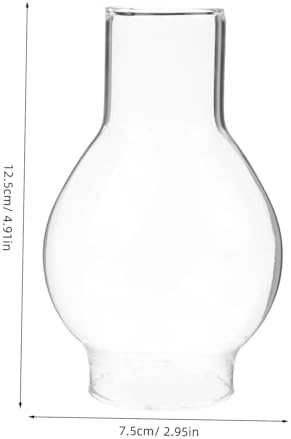 Zerodeko Clear Glass Candle Holder Sleeve for Pillar Candles 1