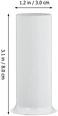 12pcs Metal Candle Sleeves for Chandeliers White