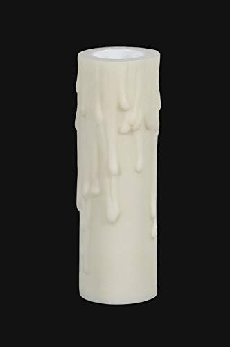 BP Lamp Extra Wide Off White Polybeeswax Candle Sleeve