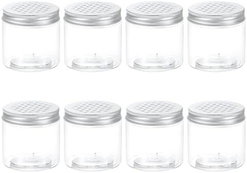 HARFINGTON 8 Pcs Aluminum Tin Storage Containers with Hollow Lids