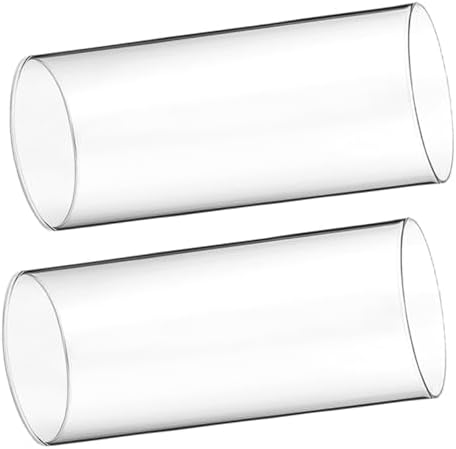 PRETYZOOM 4pcs Glass Candle Holder Sleeve Decorative Shades