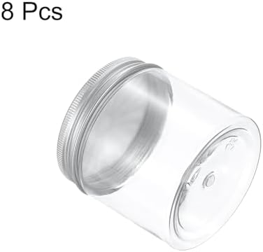 HARFINGTON 8 Pcs Aluminum Tin Storage Containers with Hollow Lids