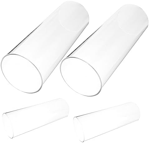 Zerodeko Windproof Candle Covers Glass Shades