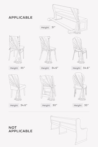 Lings Moment 8 Wedding Chair Flower Decorations
