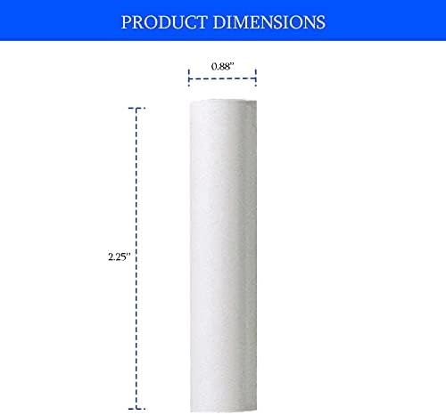 Ciata 12 Pack White Plastic Candle Covers 225 Inch