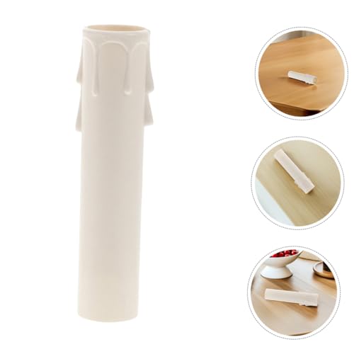 Garneck 15pcs Candle Socket Replacement Covers for Chandelier Drip Aesthetic Teardrop Design