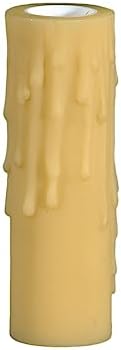 BP Lamp 4 Inch Tall Extra Wide Gold Candle Sleeve