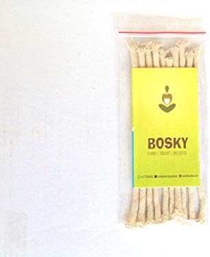 BOSKY 12 Pcs Round Cotton Kerosene Lamp Wicks