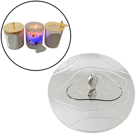 63mm Silver Candle Jar Sleeve Cover Lid