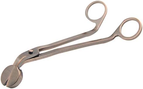 Red Copper Candle Wick Trimmer with Long Handle