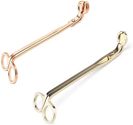 Arolly Sturdy Candle Wick Trimmer - Pack of 2 Premium Stainless Steel Wick Cutter