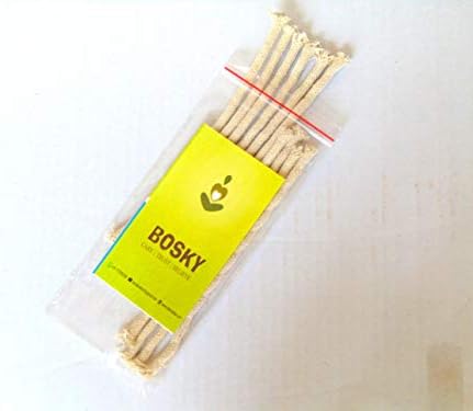 BOSKY 12 Pcs Round Cotton Kerosene Lamp Wicks