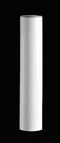 BP Lamp 8 Inch White Plastic Candle Cover