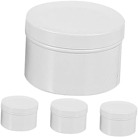 Housoutil 4pcs Aluminum Candle Holders for Wax Projects and Storage