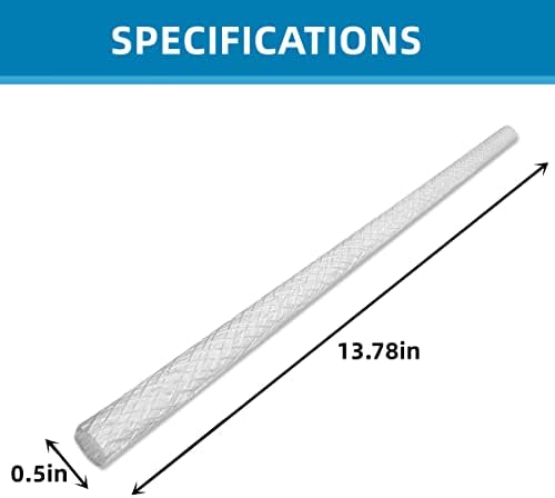 Replacement Fiberglass Wicks for Tiki Candles 05x1378 Inch Pack of 16