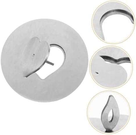 Stainless Steel Candle Jar Lid and Decorative Topper Set