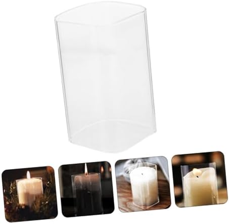 Clear Candle Holder Sleeve for Home Decor and Events