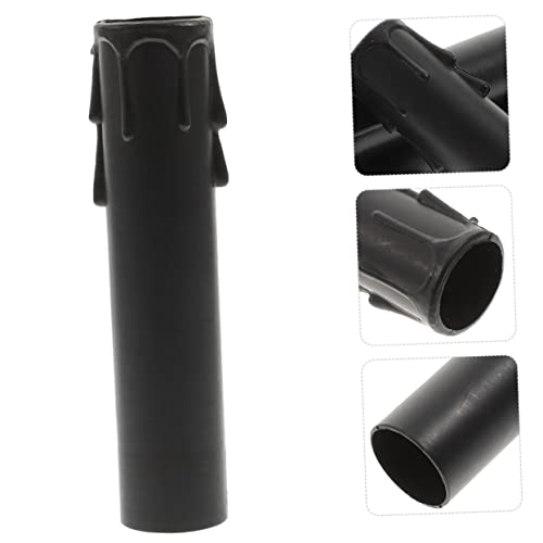 NUOBESTY 24pcs Teardrop Candle Tube Covers for Chandeliers and Candelabras