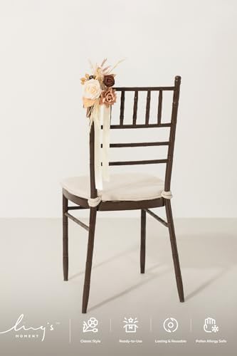 Lings Moment 8pcs Wedding Aisle Chair Decorations 1