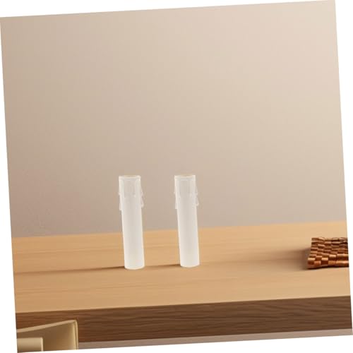 PRETYZOOM 30pcs Candelabra Base Socket Covers for Chandeliers and Candles