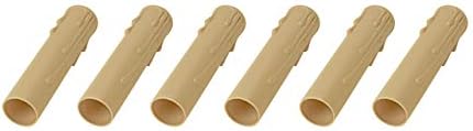 Aspen Creative 21310-06 Six Pack Tan Drip Candle Sockets