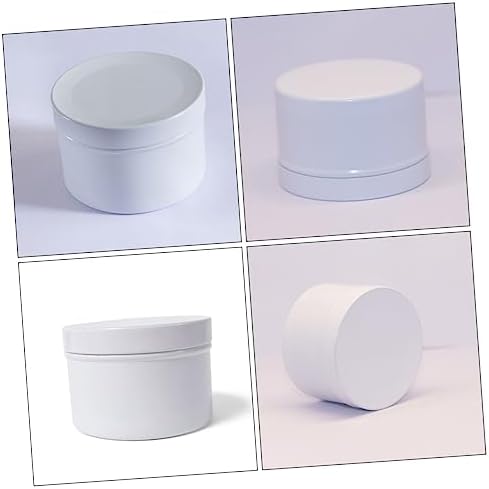 Housoutil 4pcs Aluminum Candle Holders for Wax Projects and Storage