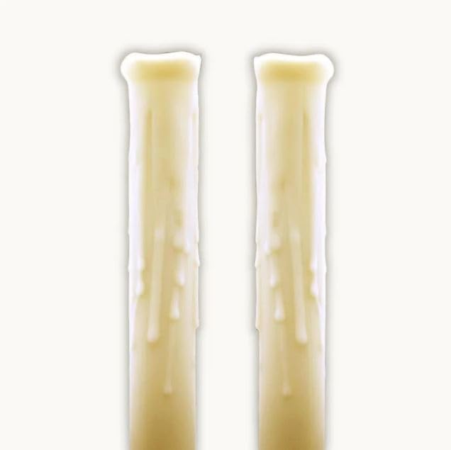 Electric Candle Company Premium Silicone Candle Sleeves Ivory Box of 2