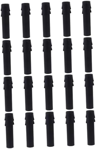 20pcs Plastic Candle Sleeves for Chandelier Socket Covers Teardrop Design