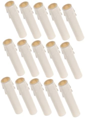 Zerodeko 15PCS Candle Drip Sleeves for Chandeliers and Candelabras