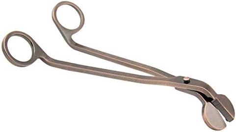 Red Copper Candle Wick Trimmer with Long Handle